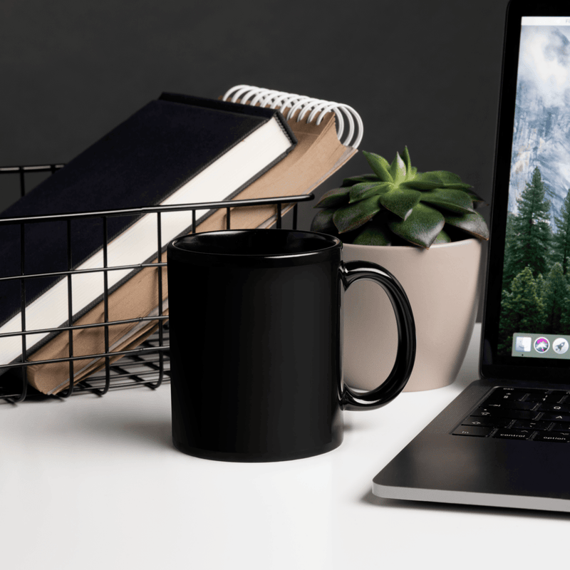 Black Glossy Mug